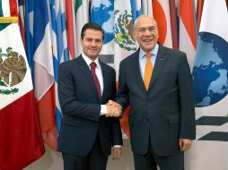La OCDE está lista para ayudar a México en varios rubros. NOTIMEX/Presidencia