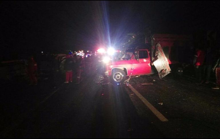 El incidente ocurrió en la madrugada en el kilómetro 73+500 de la autopista México-Puebla. TWITTER / @PoliciaFedMx