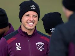 La presencia de ''Chicharito'' en el ataque del West Ham ha venido a menos desde la lesión, sin embargo, se encuentra en óptimas condiciones y podrá jugar frente a los Gunners. ESPECIAL / whufc.com