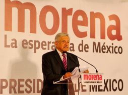 Durante su discurso, Andrés Manuel vuelve a proponer que las dependencias federales tengan sede en otros estados del país para desconcentrar al gobierno. TWITTER / @martibatres