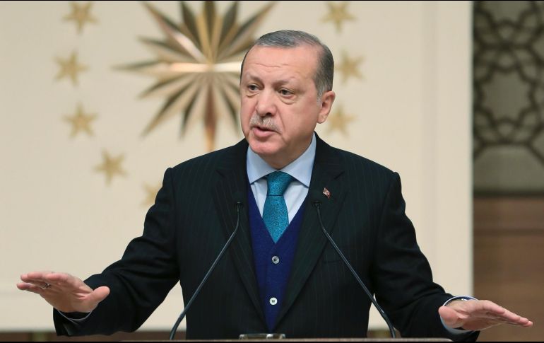 El presidente turco acusó a Israel de ser un Estado terrorista que maltrata a los palestinos. AP