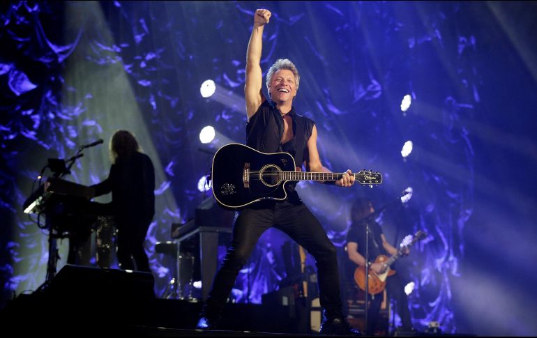 La banda de glam metal Bon Jovi, que tras 34 años de existencia sigue activa, fue la más votada por los fanáticos. EFE / ARCHIVO