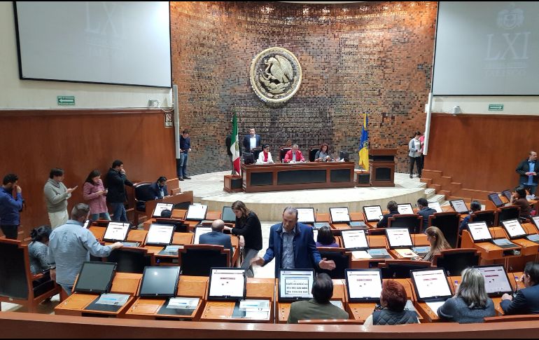 En sesión extraordinaria, el pleno del Poder Legislativo aprobó remitir a la Comisión de Gobernación la terna. EL INFORMADOR / R. Rivas