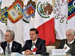 El Mandatario clausuró la LIII Reunión Ordinaria de la Conago en el Alcázar del Castillo de Chapultepec. TWITTER / @PresidenciaMX