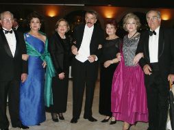 Los hermanos Manolo, María de la O, Glafira, Javier, Tere, Cuquis y Pablo Castellanos. ESPECIAL