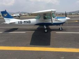 La aeronave fue reportada como desaparecida desde las 12:30 horas del viernes.  ESPECIAL