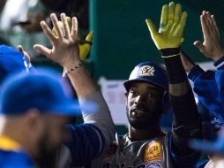 Jabari Blash destapó la ofensiva de los Charros con un cuadrangular en la quinta entrada. FACEBOOK/CharrosBeisbolOficial