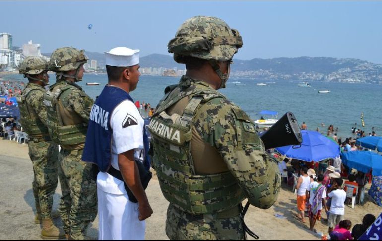La Secretaría de Marina-Armada de México vigilará las 145 playas de mayor afluencia turística de ambos litorales del país. NTX / ARCHIVO