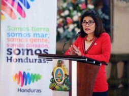 Hilda Hernández falleció ayer al accidentarse el helicóptero militar en que viajaba. AFP/CORTESÍA PRESIDENCIA DE HONDURAS