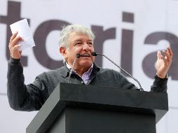 Sostuvo también que va terminar la política de pillaje, antipopular y habrá una política económica para el bienestar del pueblo de México. SUN / I. Olivares