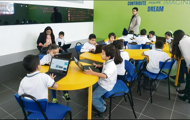 Modelo innovador. En el Cepac cada alumno tiene una computadora portátil y trabaja por proyectos. EL INFORMADOR/Y. Velázquez