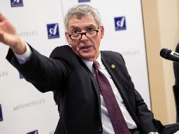 ''El único responsable de que la Selección no pueda jugar el Mundial es la actuación de este gobierno'', insistió Villar, quien está suspendido tras sospechas de corrupción. EFE / S. Donaire