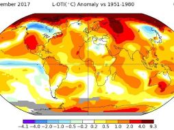 El estudio se llevó a cabo mediante los datos obtenidos por casi seis mil 300 estaciones meteorológicas de todo el mundo. TWITTER / @NASAGISS