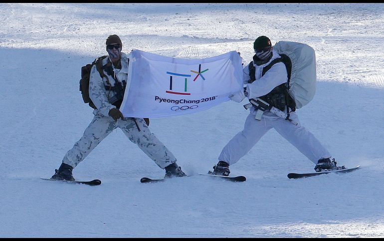Estos ejercicios se dan a unos meses de los Juegos Olímpicos de Invierno en Pyeongchang, que se realizarán en febrero.