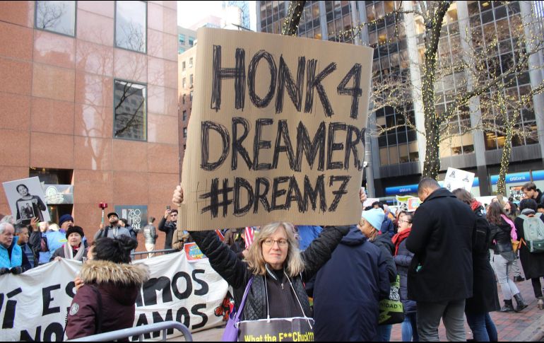 Los activistas piden que la 'Ley Dream' no contenga condiciones desfavorables contra otros migrantes. NOTIMEX