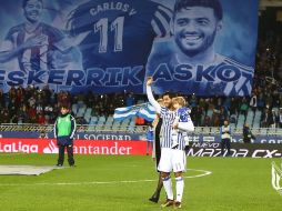 Vela deja la Liga española como segundo mejor goleador mexicano de la historia. TWITTER/@RealSociedad