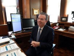 Alejandro Díaz de León. Apenas este mes tomó el timón del Banxico. SUN/J. Reyes