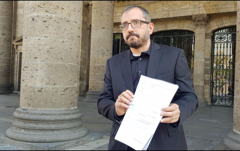El abogado Gabriel Valencia López, se amparó por no ser incluido en las ternas propuestas por el gobernador para el cargo de Fiscal Anticorrupción. EL INFORMADOR / ARCHIVO