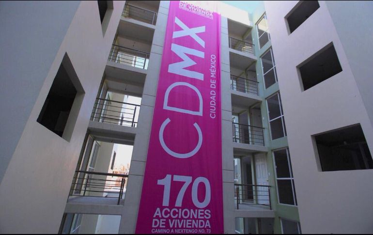 La unidad habitacional se desarrolló en una superficie de tres mil 34 metros cuadrados. TWITTER / @ManceraMiguelMX