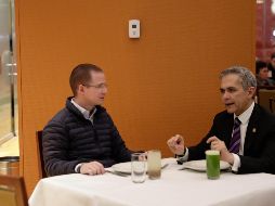 Anaya y Mancera se reunieron en una comida de casi dos horas. SUN / I. Stephens