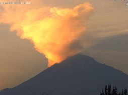 El Semáforo de Alerta Volcánica del Popocatépetl se encuentra en Amarillo Fase 2. TWITTER / @Popocatepetl_MX