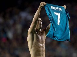 Cristiano Ronaldo. El Real Madrid, con sus cinco títulos en el año, es el mejor equipo de Europa en este 2017. AFP