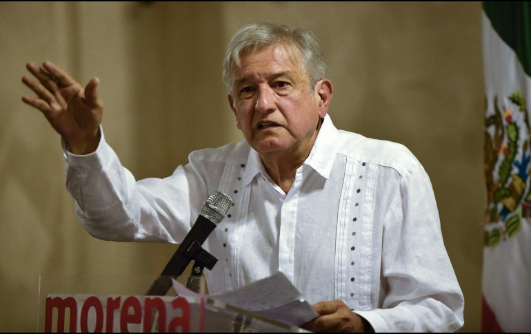 López Obrador es el que más operaciones ha registrado, 654 mil pesos de ingresos e igual cantidad de gastos, además de 19 eventos. AFP / ARCHIVO