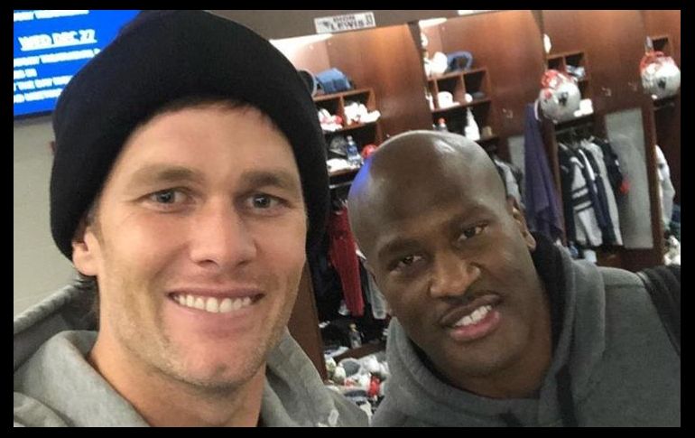 Harrison publicó en Instagram una foto de sí mismo junto a Tom Brady. INSTAGRAM / jhharrison92