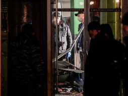 Un artefacto con 200 gramos de explosivos estalló en el compartimiento donde los clientes dejan sus bolsos. AFP / Maltseva