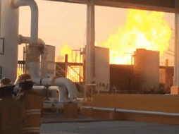 Pemex aseguró que en el lugar no se reportaron heridos. ESPECIAL / Protección Civil de Tamaulipas