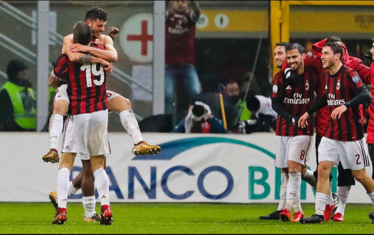 El Milán marcha en la posición 11 de la Serie A. AP/A. Calanni