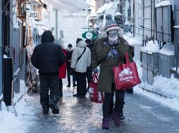 La agencia federal Environnement Canada lanzó advertencias en algunas provincias contra el clima, vinculado a una corriente de aire ártico. AFP / A. Chiche