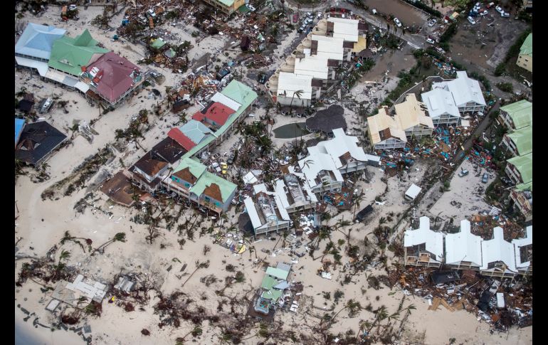 PHILIPSBURG, SAN MARTÍN (07/SEP/2017).- Infantes de Marina holandeses se trasladaron a San Martín y a otras dos islas bajo control holandés que fueron azotadas por el meteoro. AFP/Departamento de Defensa de Holanda/G.  Van Es