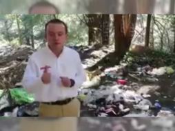 Arriola expone la problemática de asentamientos irregulares e inseguridad. TWITTER / @arriolamikel