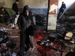 El grupo Estado Islámico se atribuyó el atentado al centro cultural capitalino. EFE / H. Amid