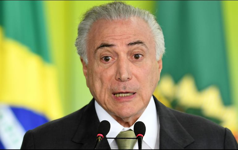 Presidente de Brasil, Michel Temer. AFP / ARCHIVO