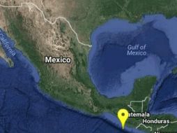 En su cuenta de Twitter, el Sismológico dijo que el temblor sacudió la región chiapaneca a las 03:42 horas de este viernes. TWITTER / @SismologicoMX