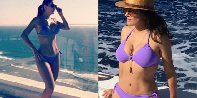 Salma Hayek y Ninel Conde presumen curvas en Instagram