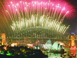 La primera gran fiesta de Año Nuevo reunirá a más de 1.5 millones de espectadores en la costa australiana. AFP/ARCHIVO