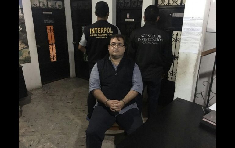 PANAJACHEL, GUATEMALA (15/ABR/2017).- Las autoridades guatemaltecas lo trasladaron para ponerlo a disposición de un juez que escucharía su declaración. AFP/POLICÍA NACIONAL CIVIL