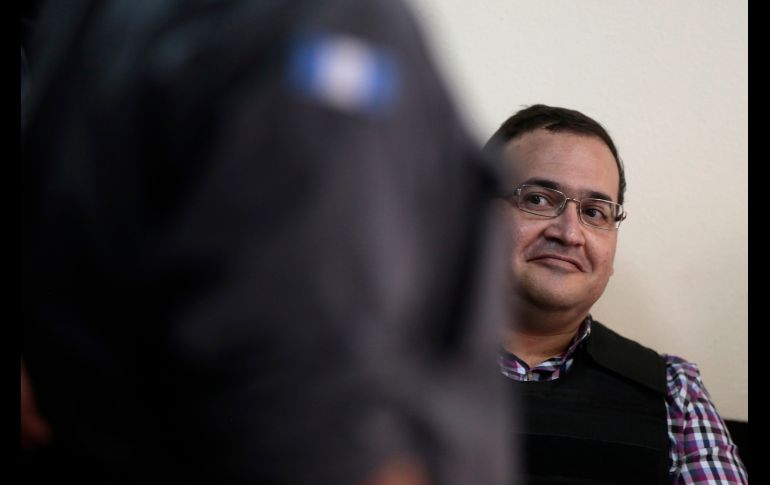 CIUDAD DE GUATEMALA, GUATEMALA (19/ABR/2017).- La ley guatemalteca da al gobierno mexicano 60 días hábiles para presentar la solicitud formal y las evidencias de sus vínculos de corrupción para la extradición. AP/L. Soto