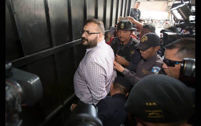CIUDAD DE GUATEMALA, GUATEMALA (27/JUN/2017).- Esta nueva audiencia se da como parte del proceso de extradición. AP/M. Castillo