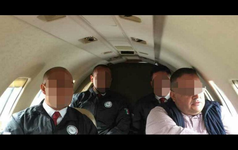 CIUDAD DE GUATEMALA, GUATEMALA (17/JUL/2017).-   La extradición y traslado en la Ciudad de México hasta el reclusorio correspondiente está a cargo de personal de la PGR. NTX/PGR