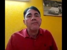 Hace días se dio a conocer un video en que aparece en ''Licenciado'' en un establecimiento de comida. ESPECIAL /