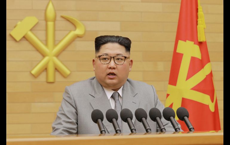 El líder norcoreano instó a Washington y Seúl a poner fin a sus maniobras conjuntas. AFP/KCNA