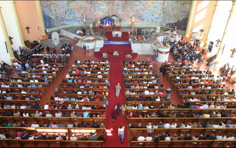 La celebración litúrgica se realizó esta mañana en el templo de San Bernardo, con el objetivo de pedir por un año productivo y de prosperidad. EL INFORMADOR / G. Gallo