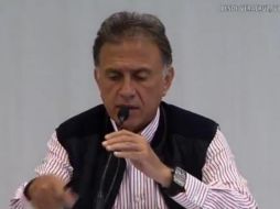 Usuarios señalan que es un reloj de la marca Richard Mille; Yunes Linares señala que le costó 30 veces menos. FACEBOOK / Miguel Ángel Yunes Linares