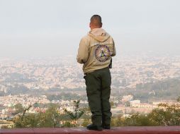 Ayer por la mañana, desde el Cerro de la Reina, en Tonalá, se podía observar el ambiente contaminado debido a las fogatas que se realizan durante la celebración de Año Nuevo. EL INFORMADOR/F. Atilano