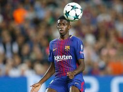 Dembélé se desgarró un tendón de la pierna izquierda el pasado 16 de septiembre. AP/ARCHIVO