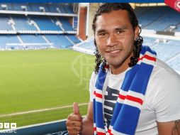 Peña llegó al club de Glasgow en junio del año pasado. INTERNET/www.rangers.co.uk